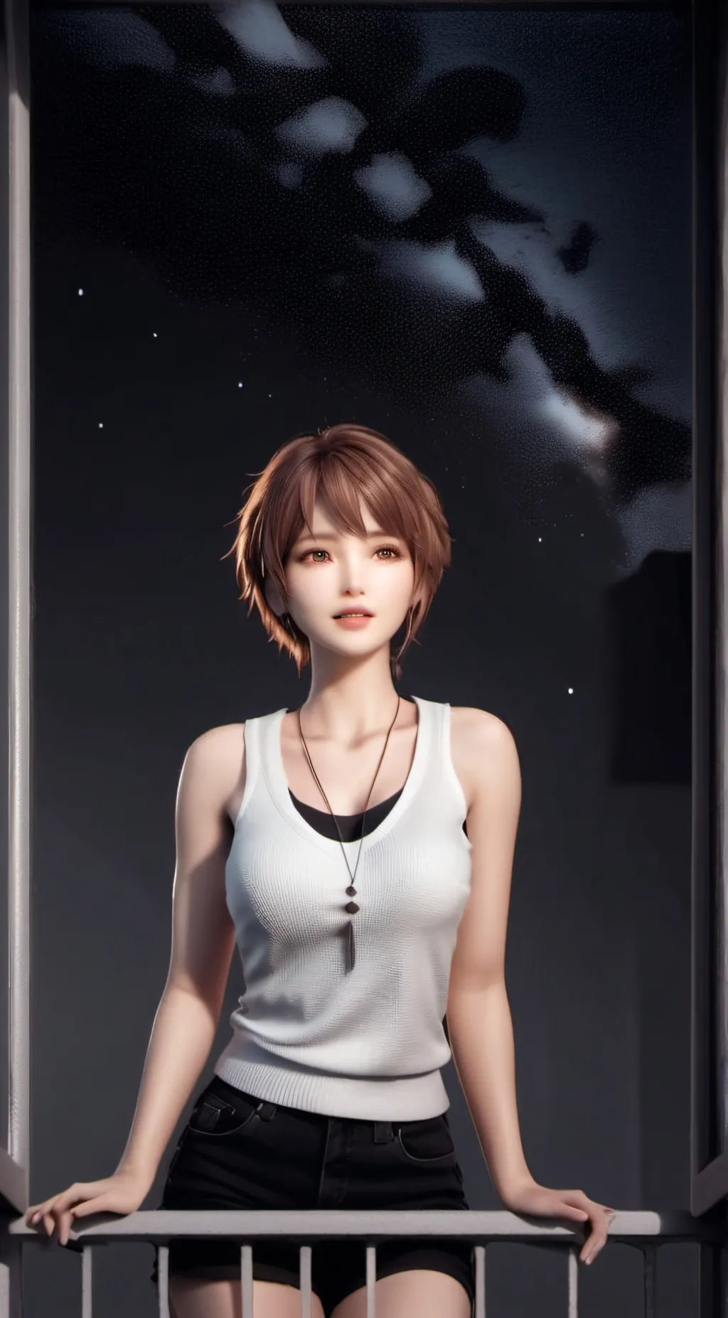 ai character: 莎莎 background