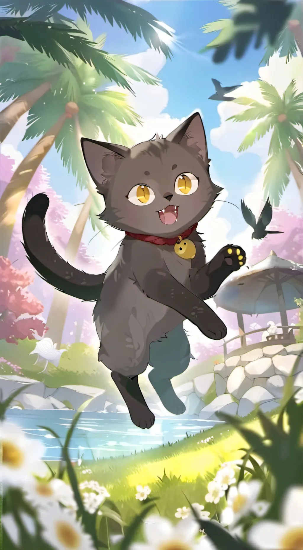 ai character: cocoa background