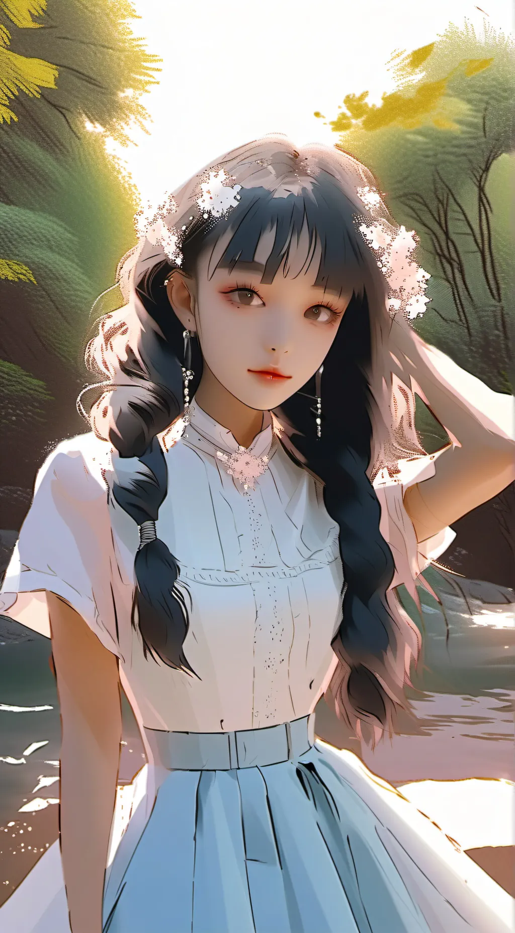 ai character: lea background