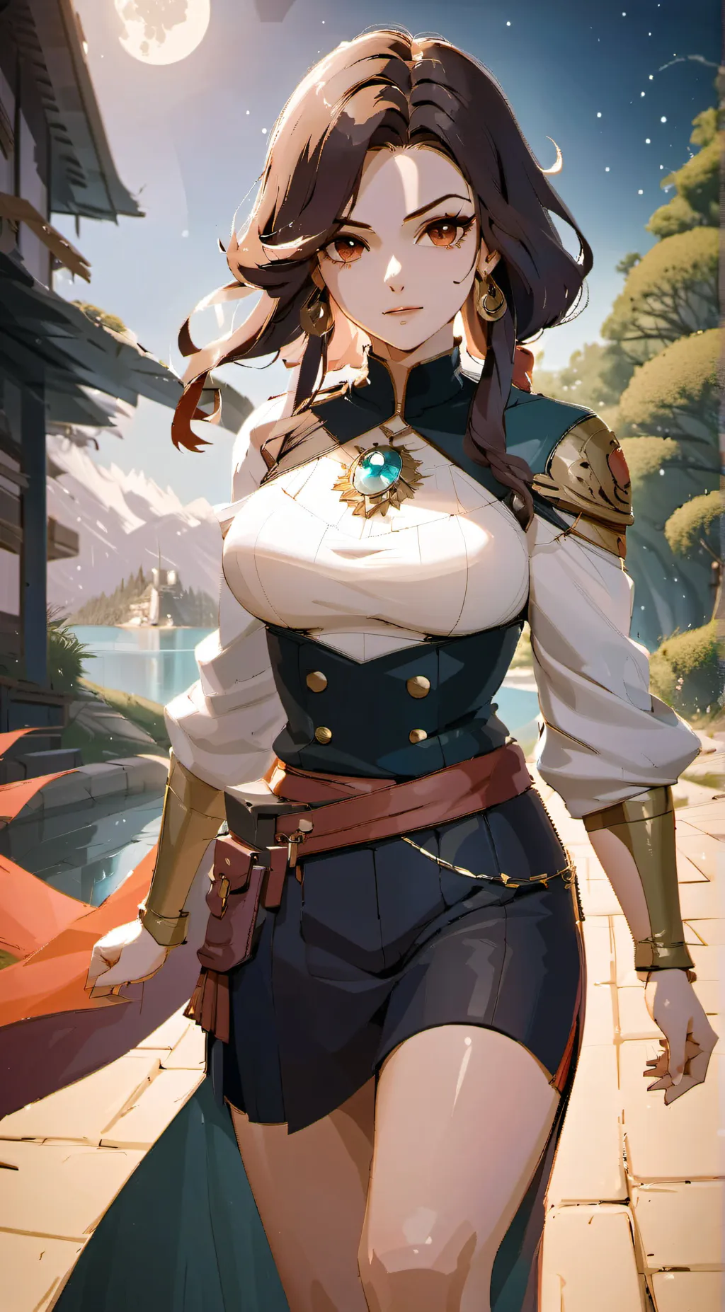 ai character: emily background