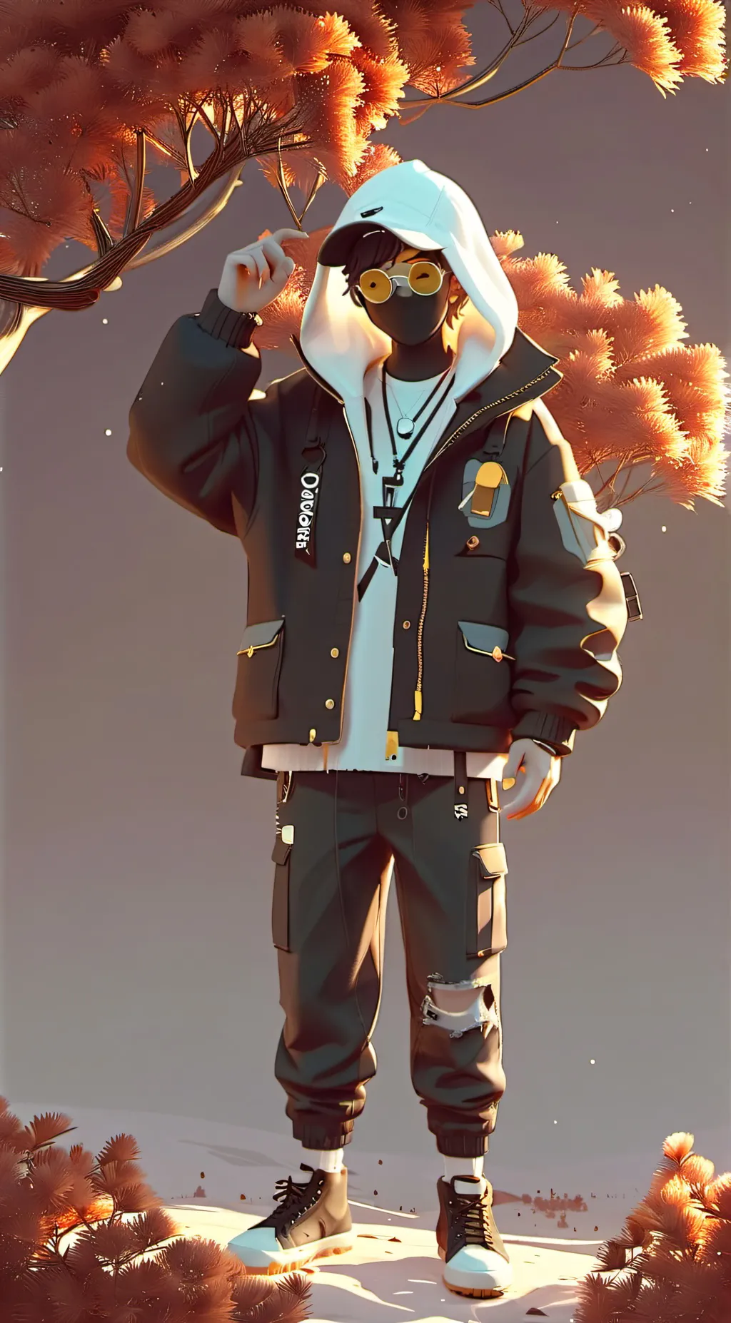 ai character: officer kai background