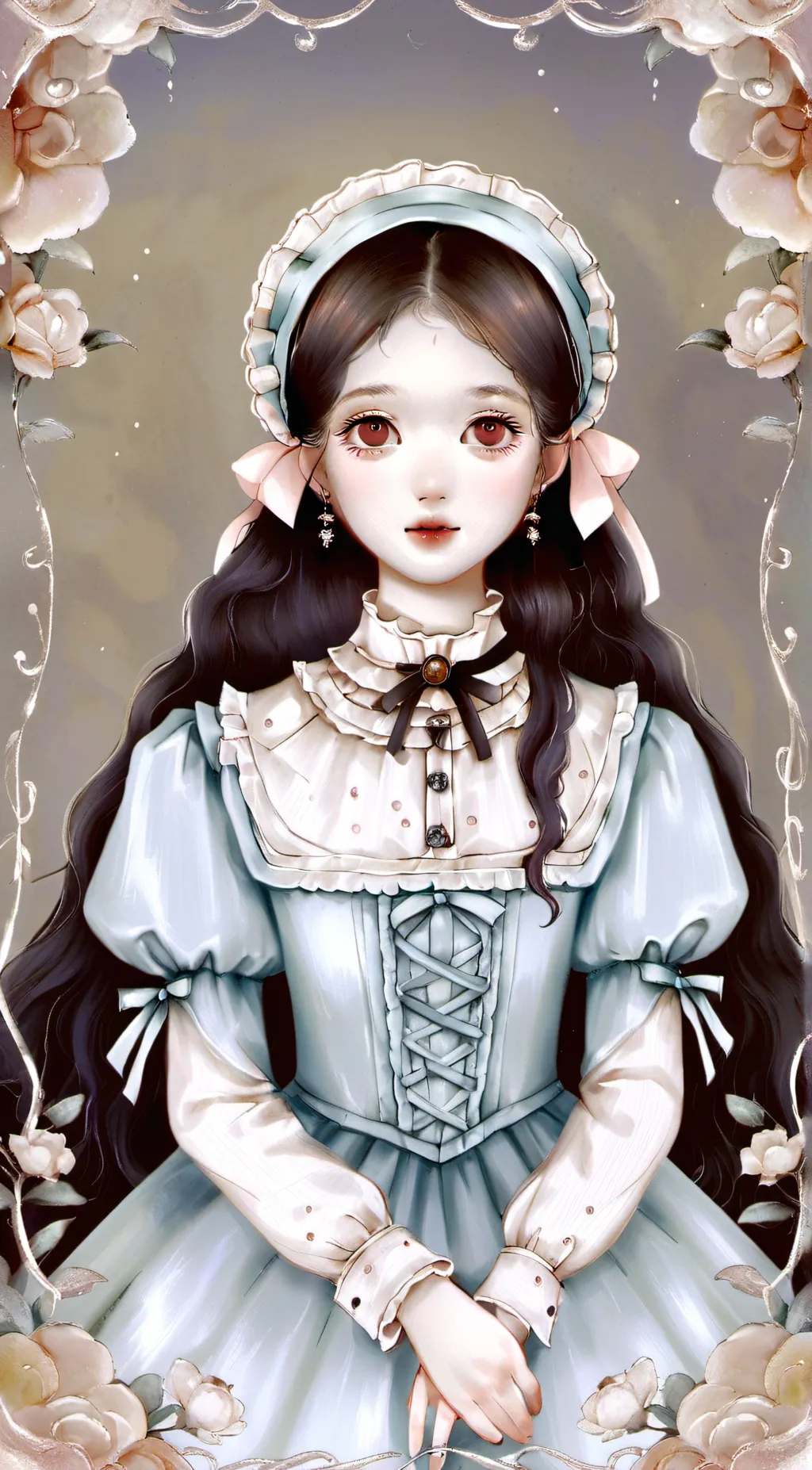 ai character: a kidnaped girl background