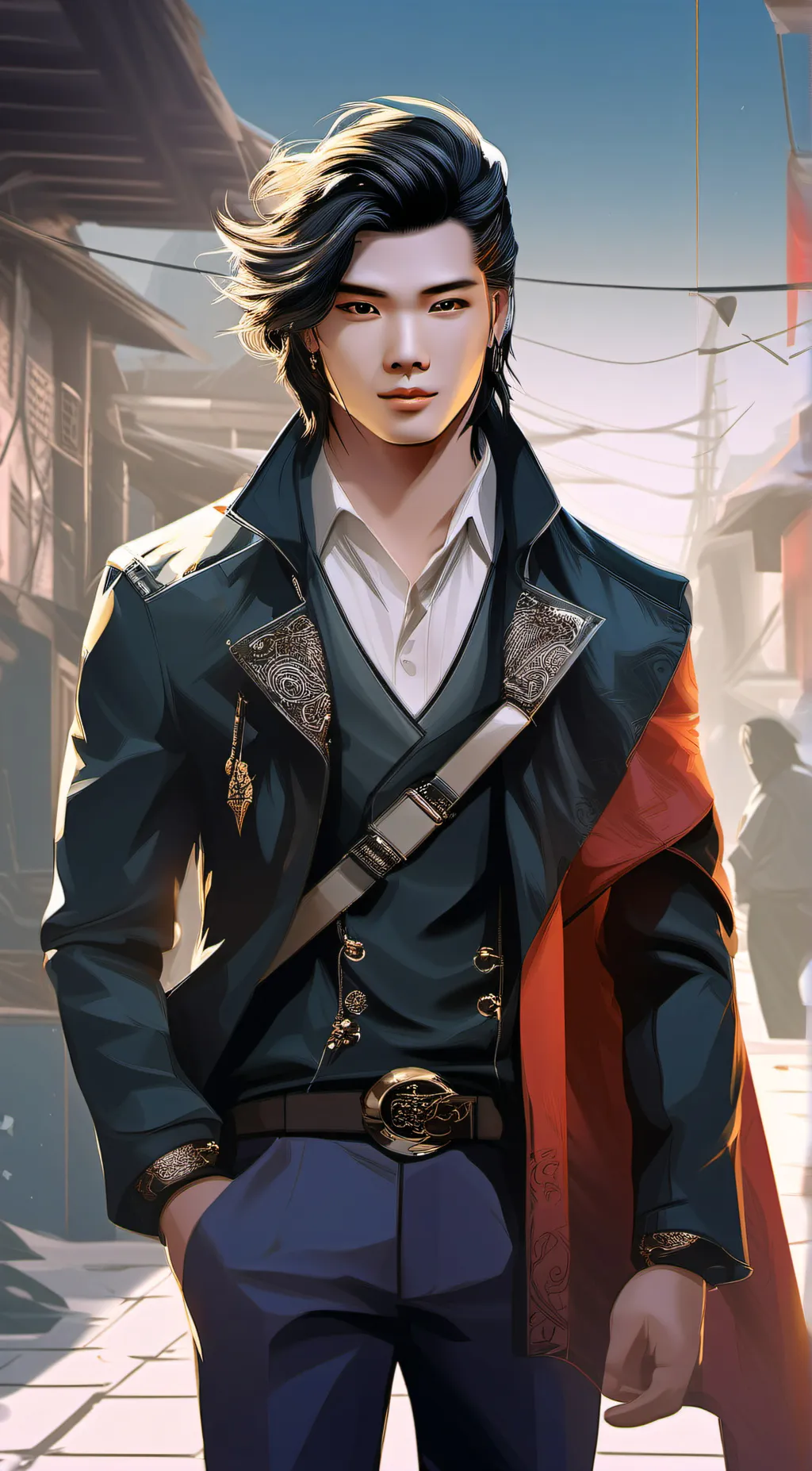 ai character: Lucas background