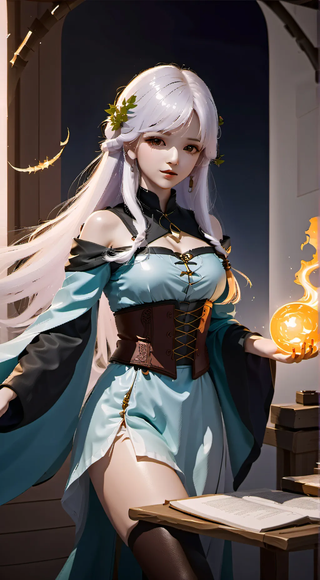 ai character: ley background