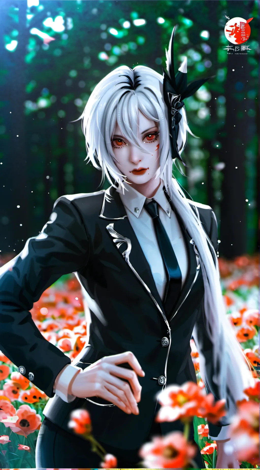 ai character: Arlecchino background