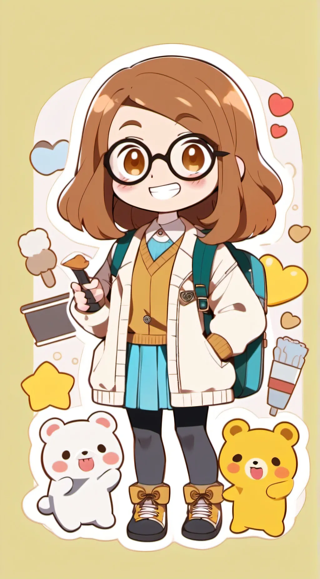 ai character: Mrs. Lucy background