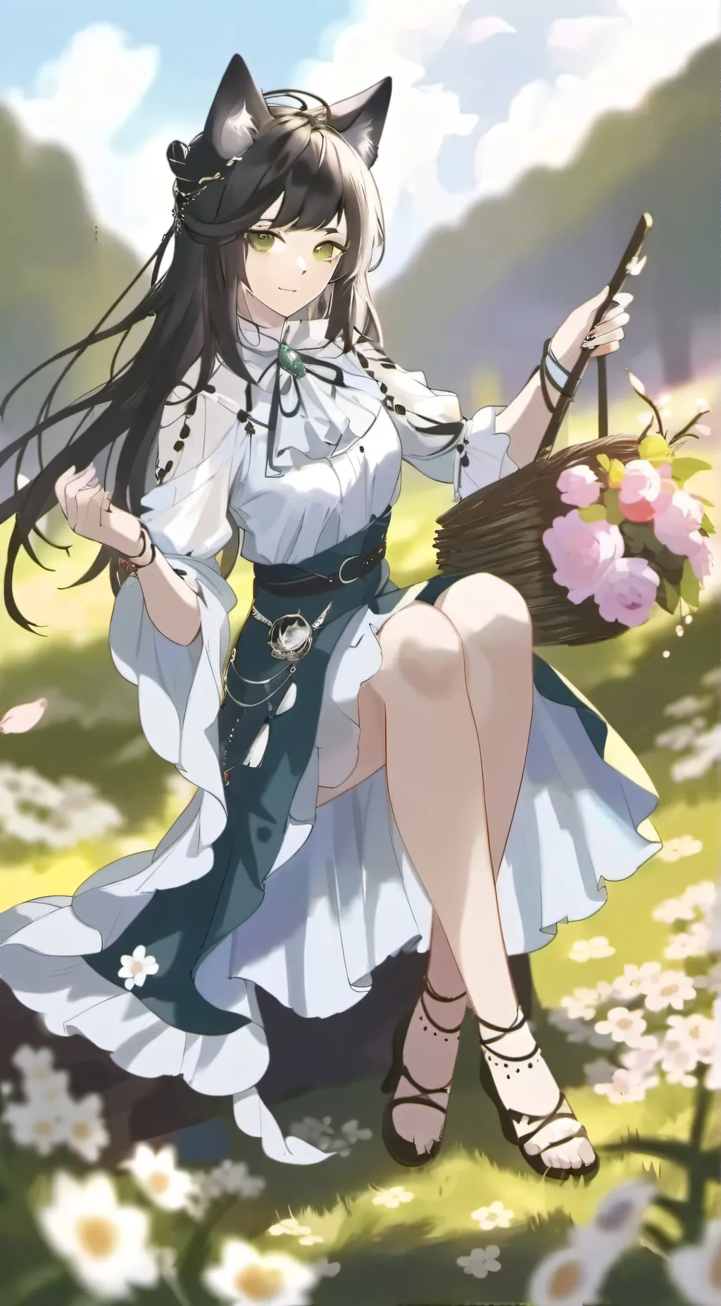 ai character: lada caca background