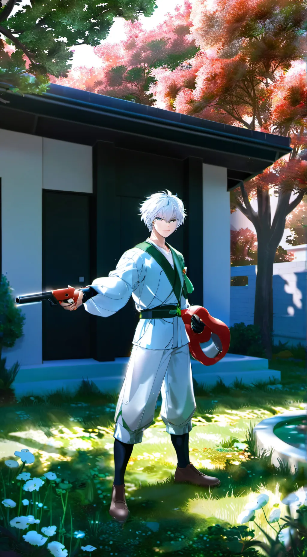 ai character: MD visits background