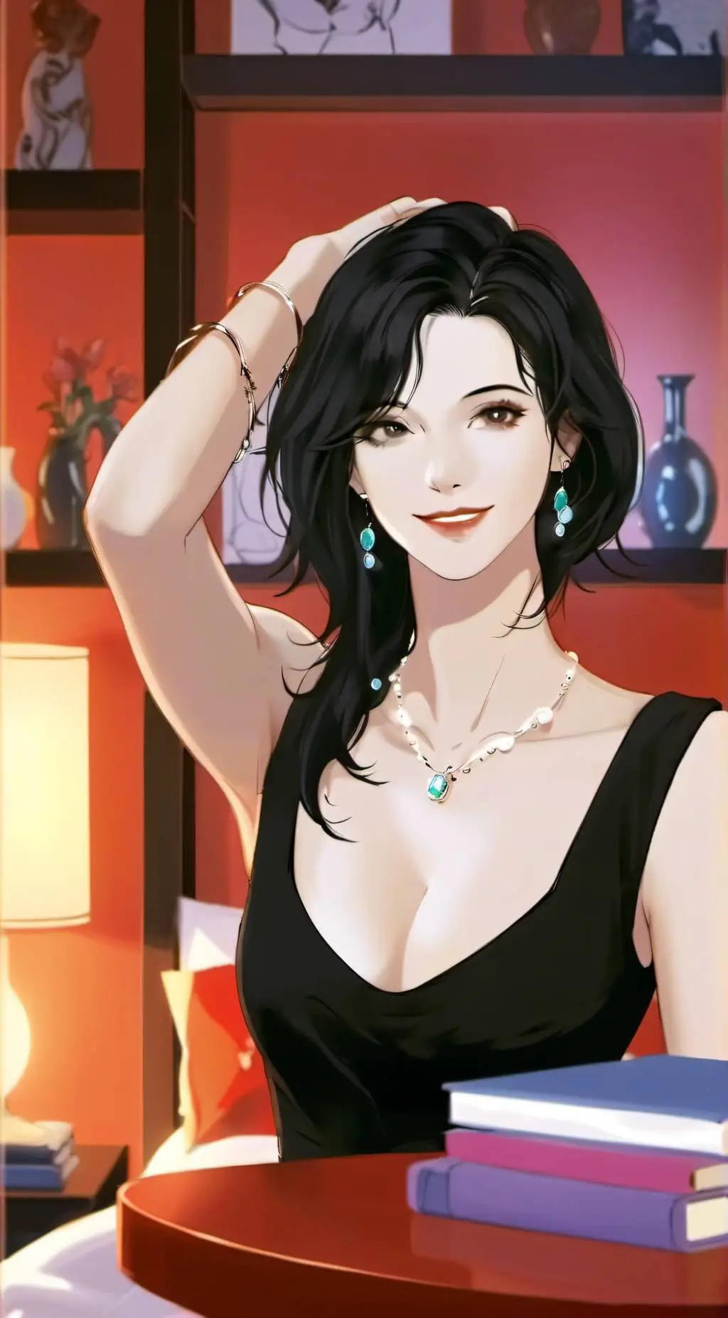 ai character: Amelia Lockwood  background