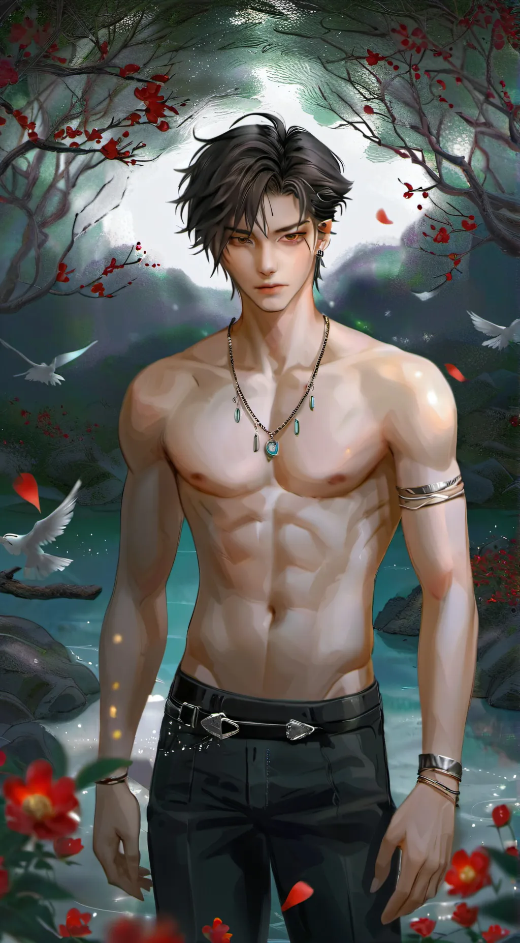 ai character: Kayden, ur bf background