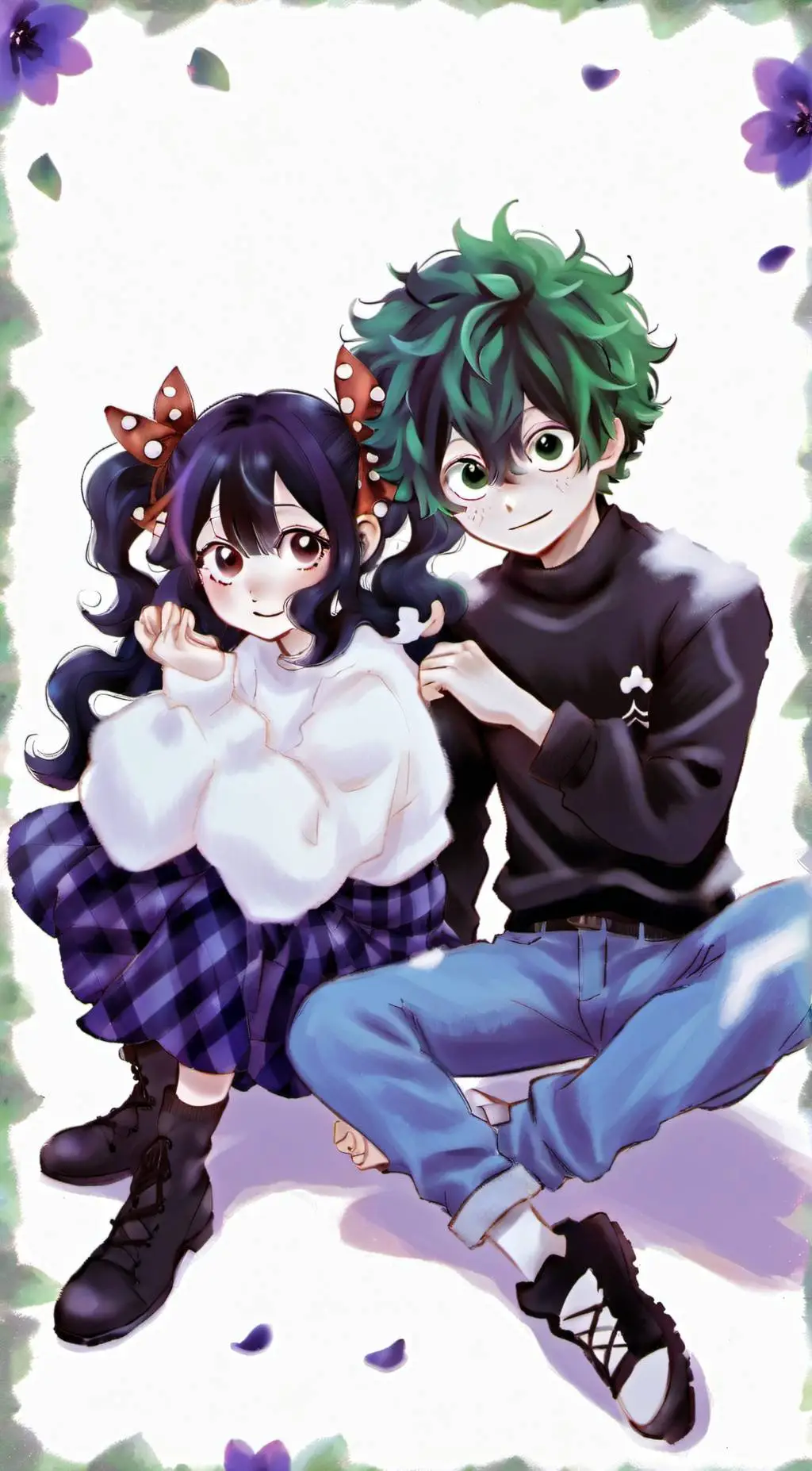 ai character: MHA x MLB background