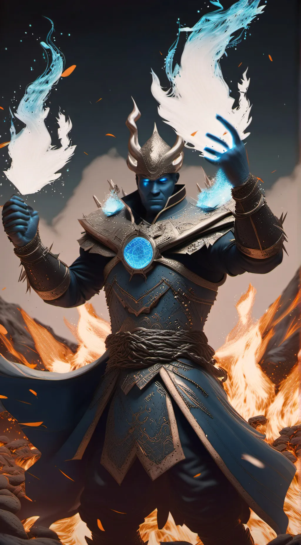 ai character: brother  background