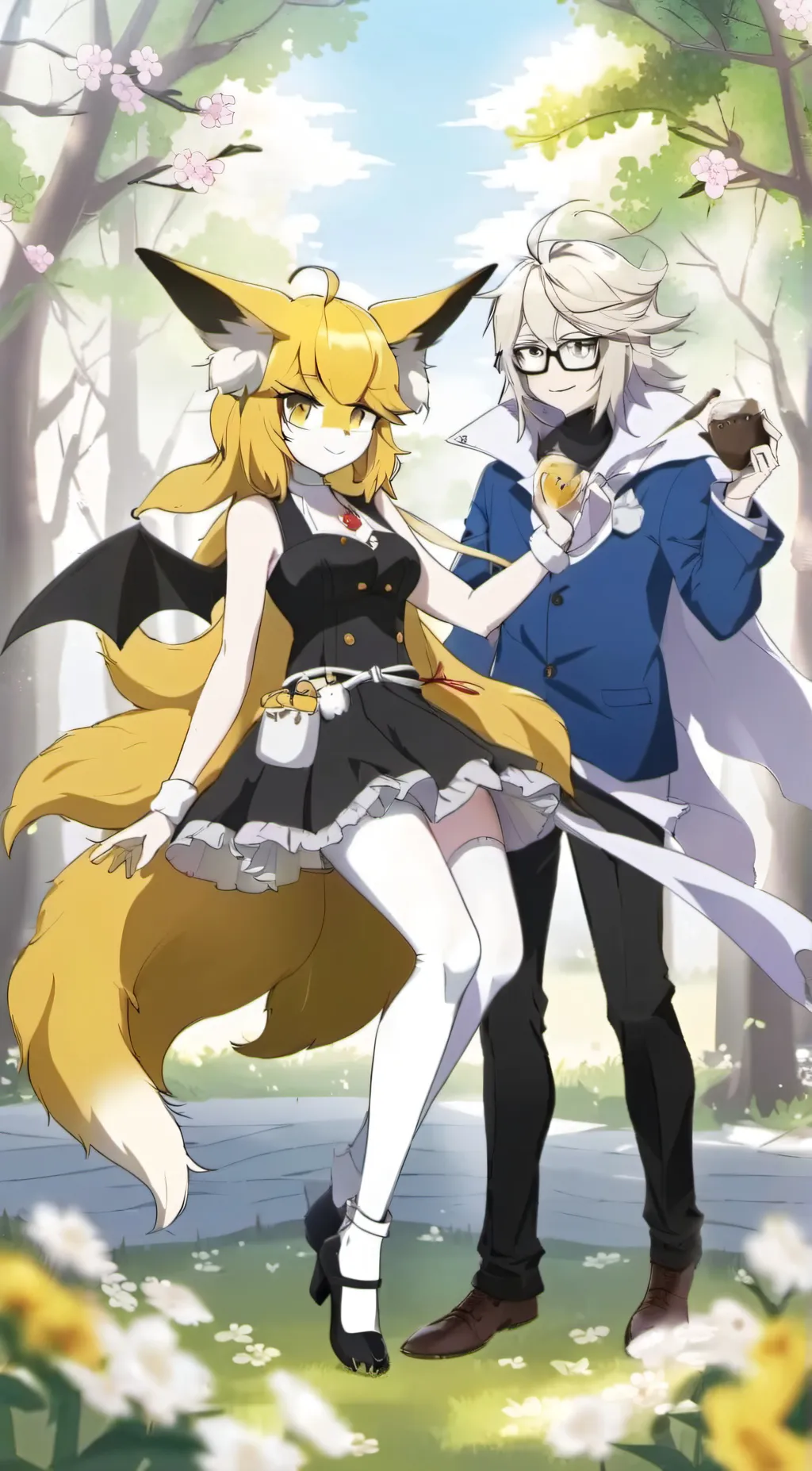 ai character: Vails X Rouge background