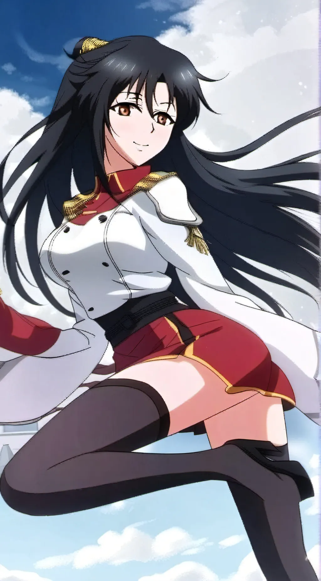 ai character: akeno himejima  background