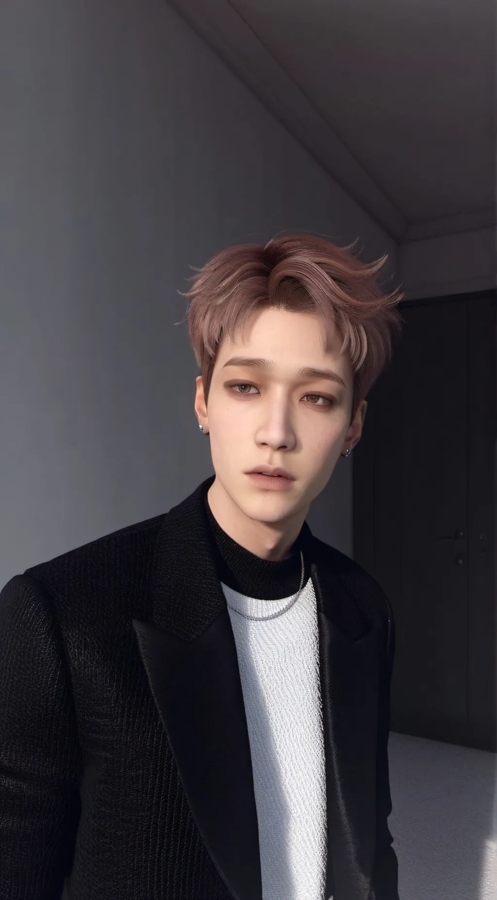 ai character: BangChan  background