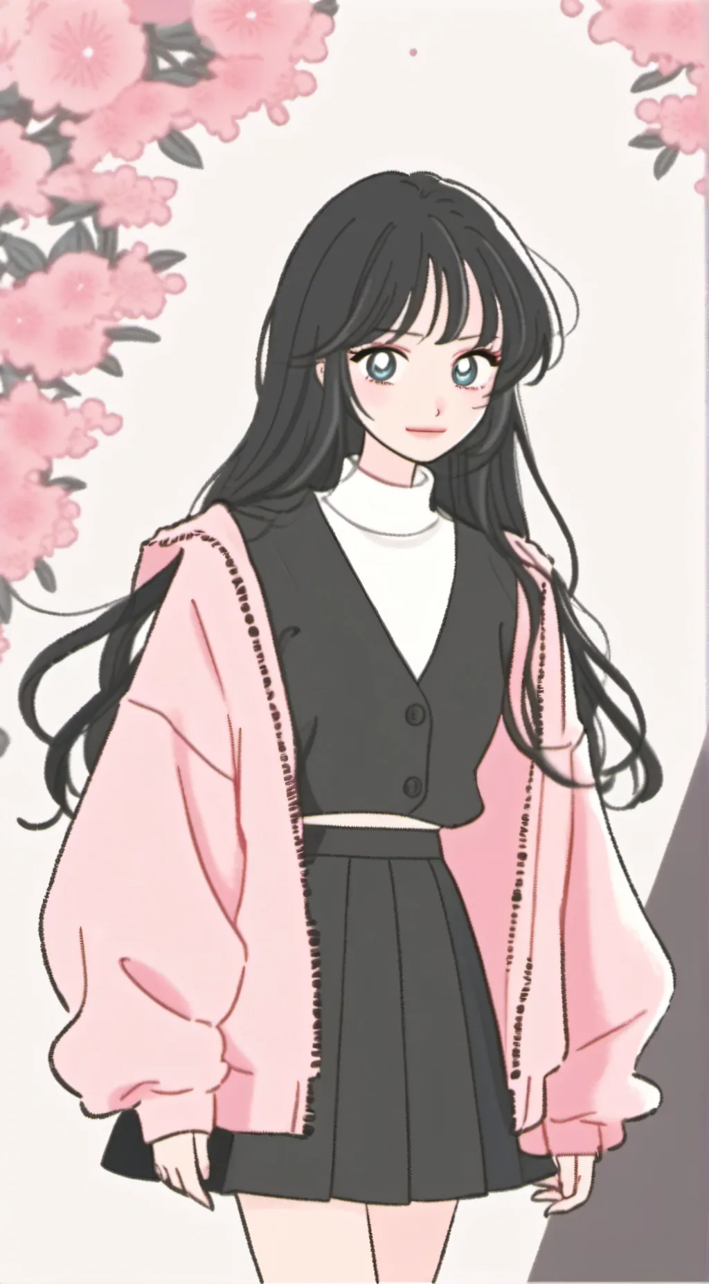 ai character: Marie  background