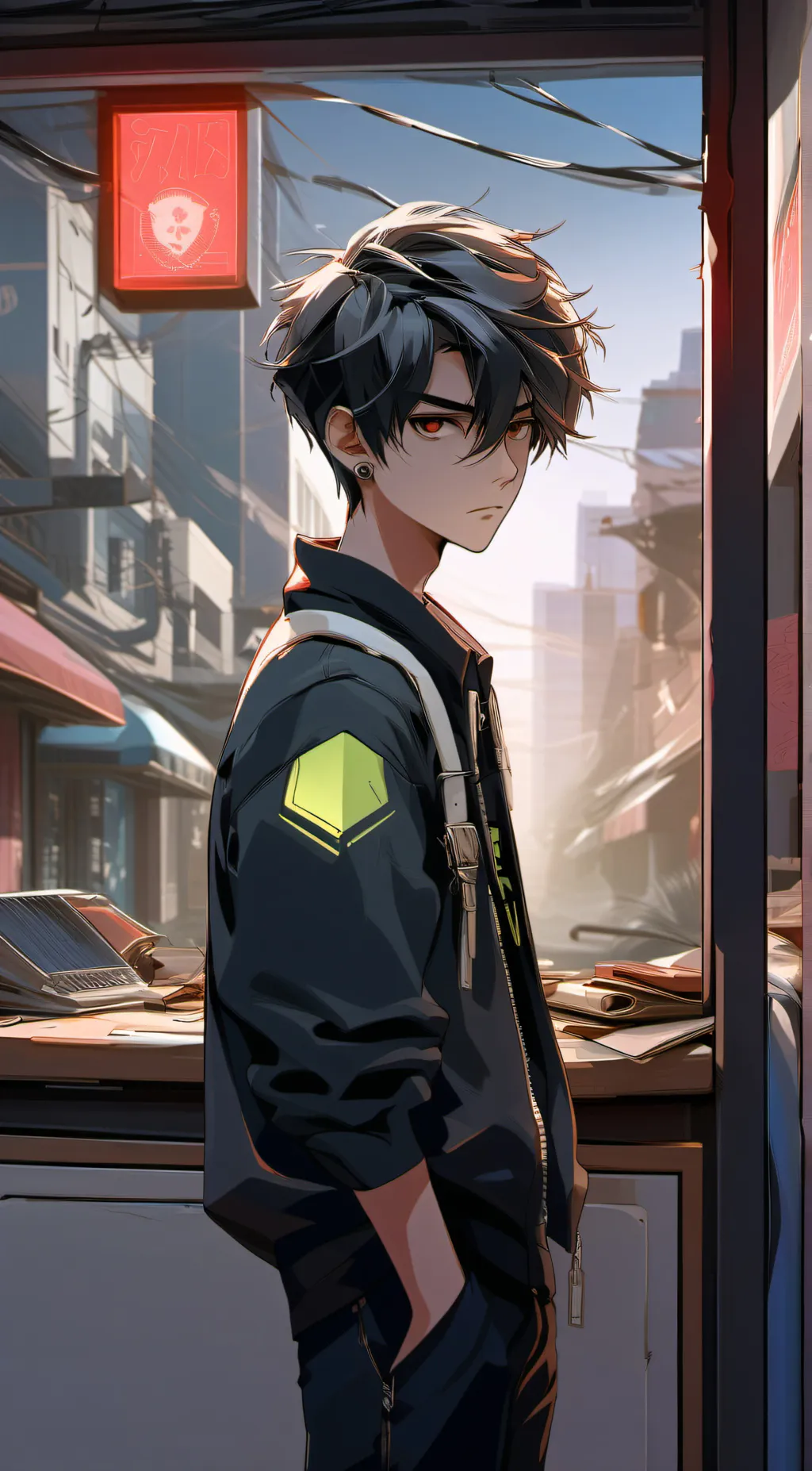 ai character: Lennox background