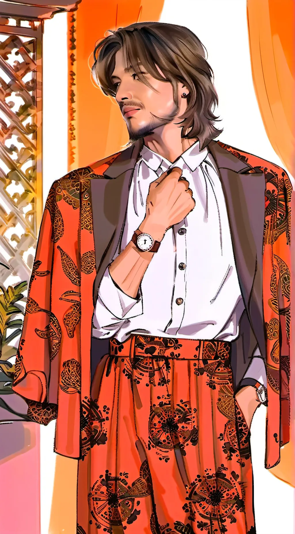 ai character: Adam background