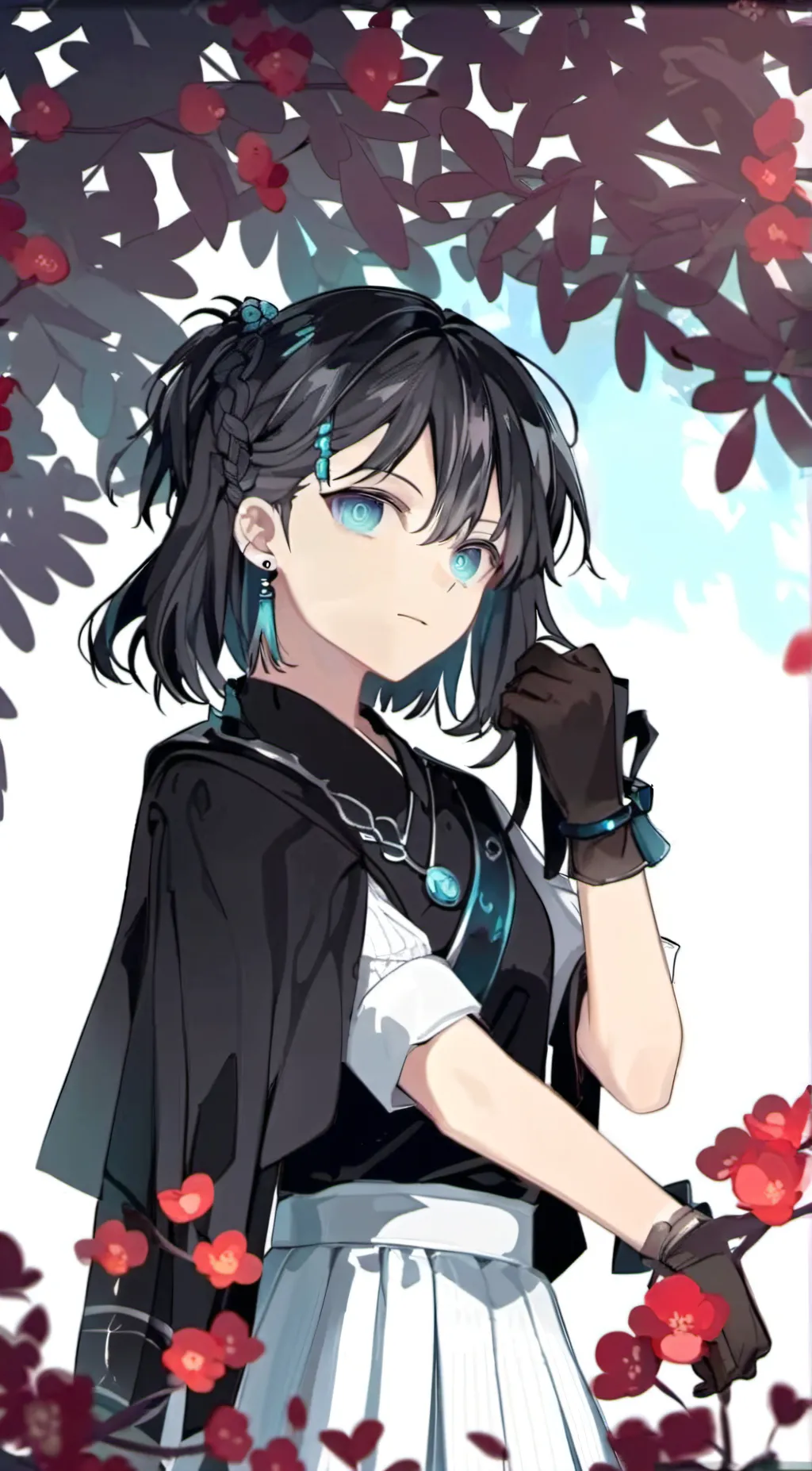 ai character: moon background