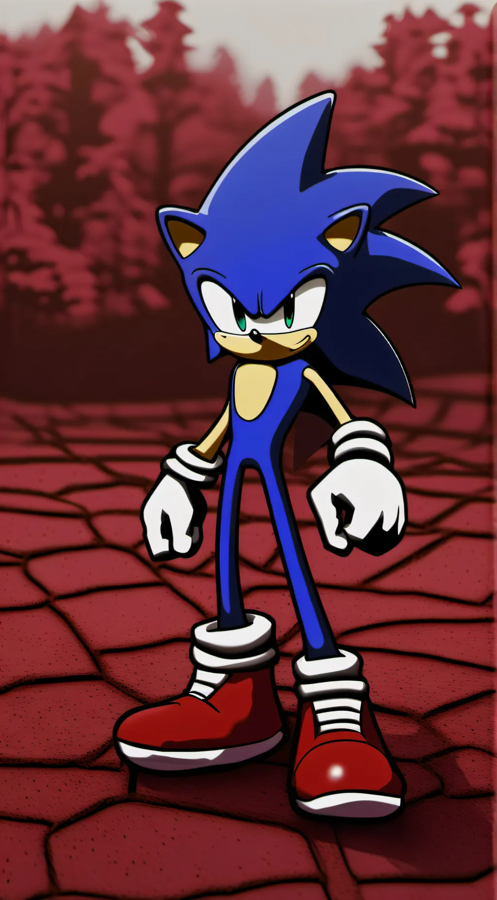 ai character: Rewrite sonic background