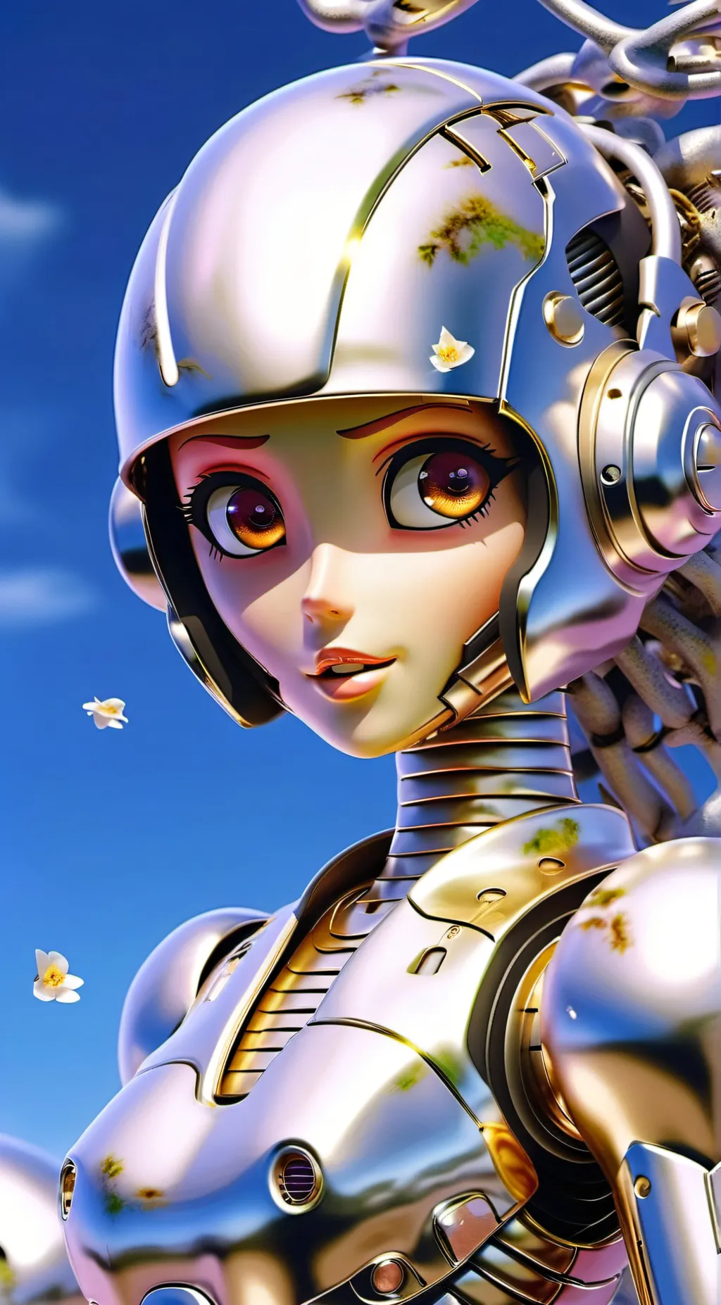 ai character: Chica  background