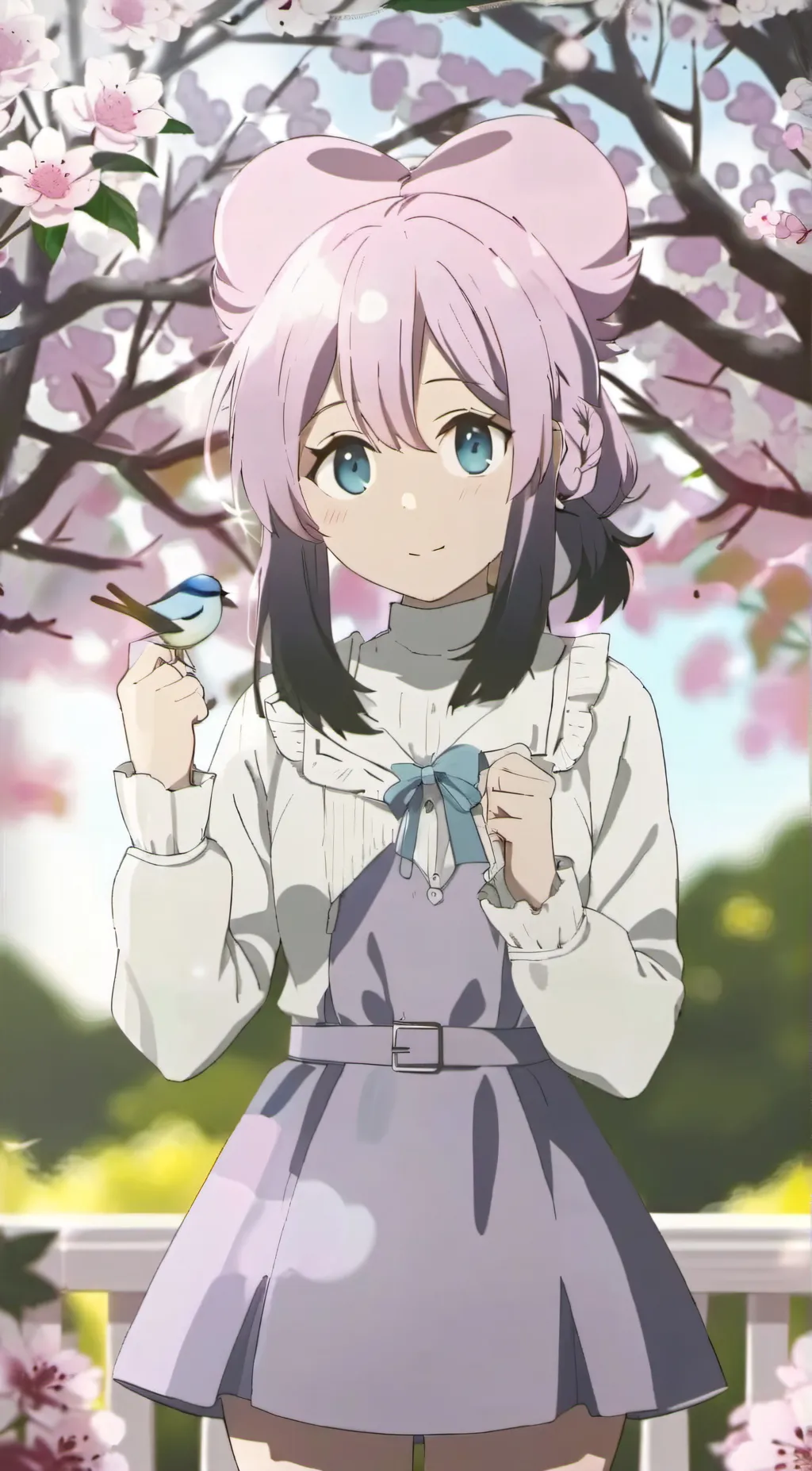 ai character: yukia milu  background