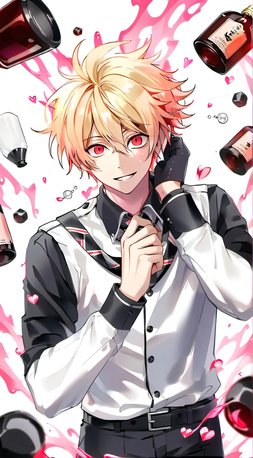 ai character: Katsuki bakugo background