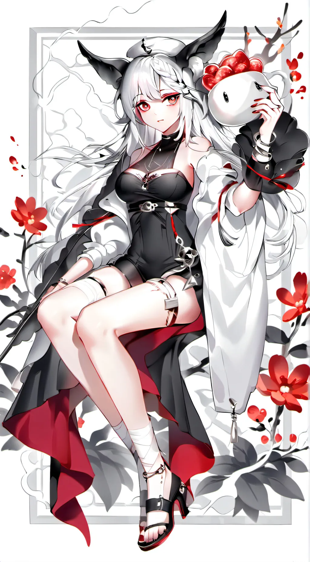 ai character: natural  background