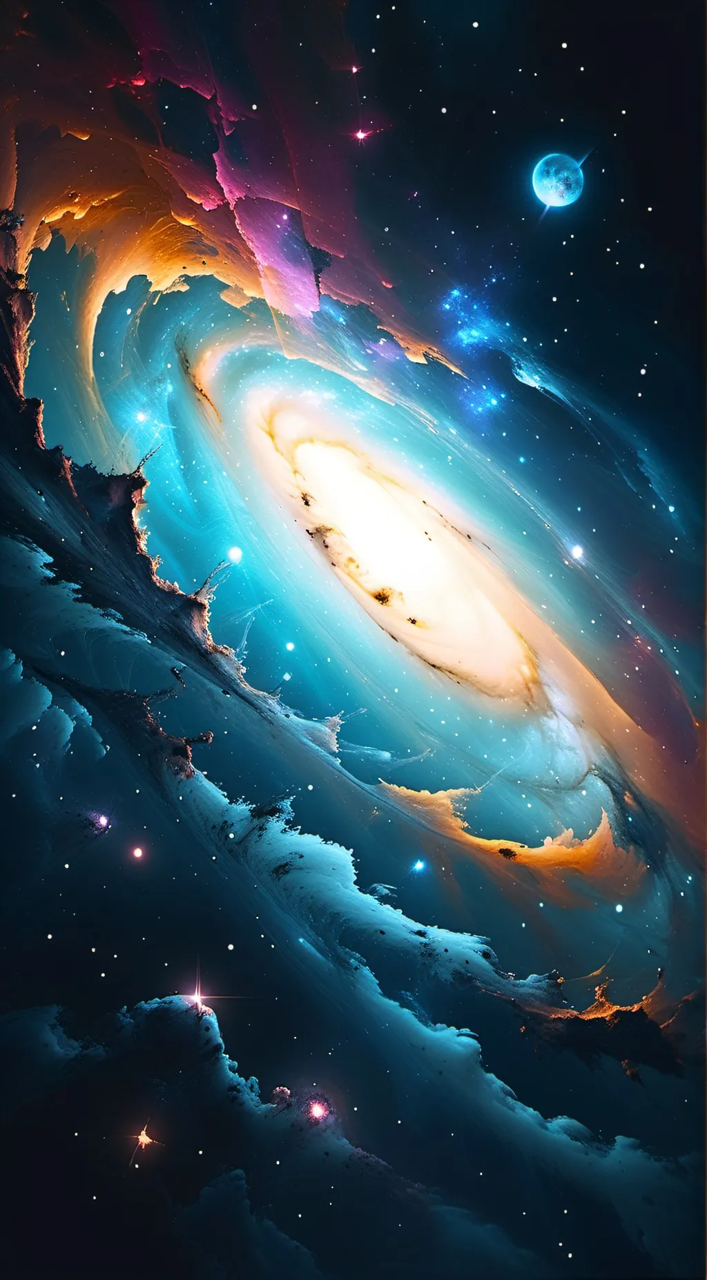 ai character: Dont say Blue background