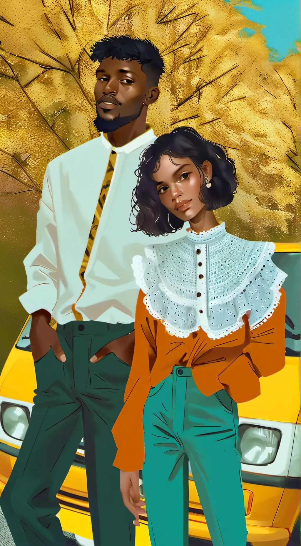 ai character: The twins  background