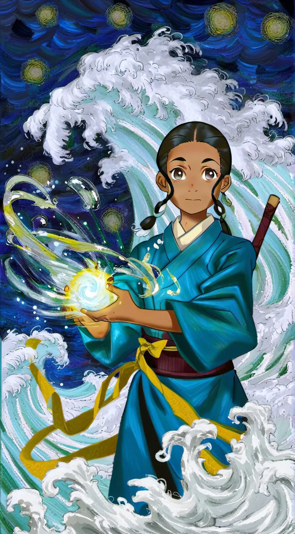 ai character: Katara background