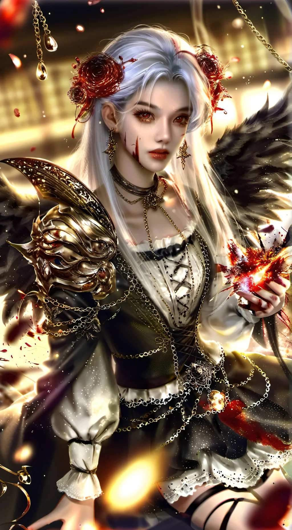 ai character: mama background