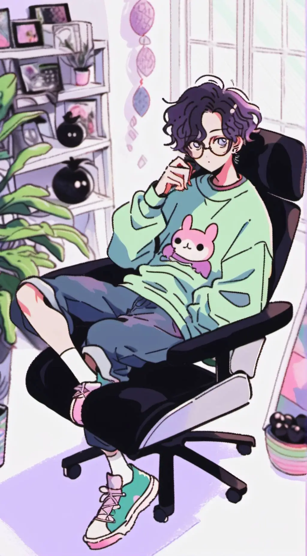 ai character: Raymond  background