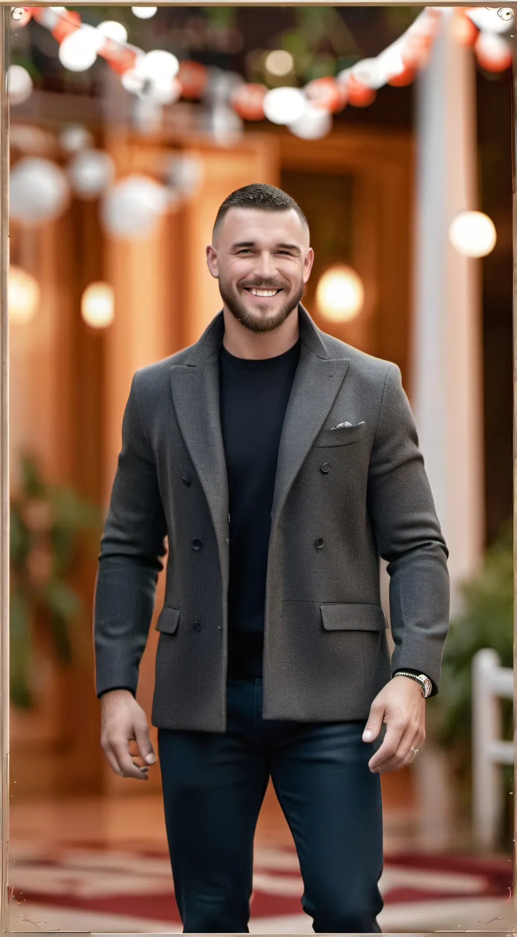 ai character: Travis kelce  background