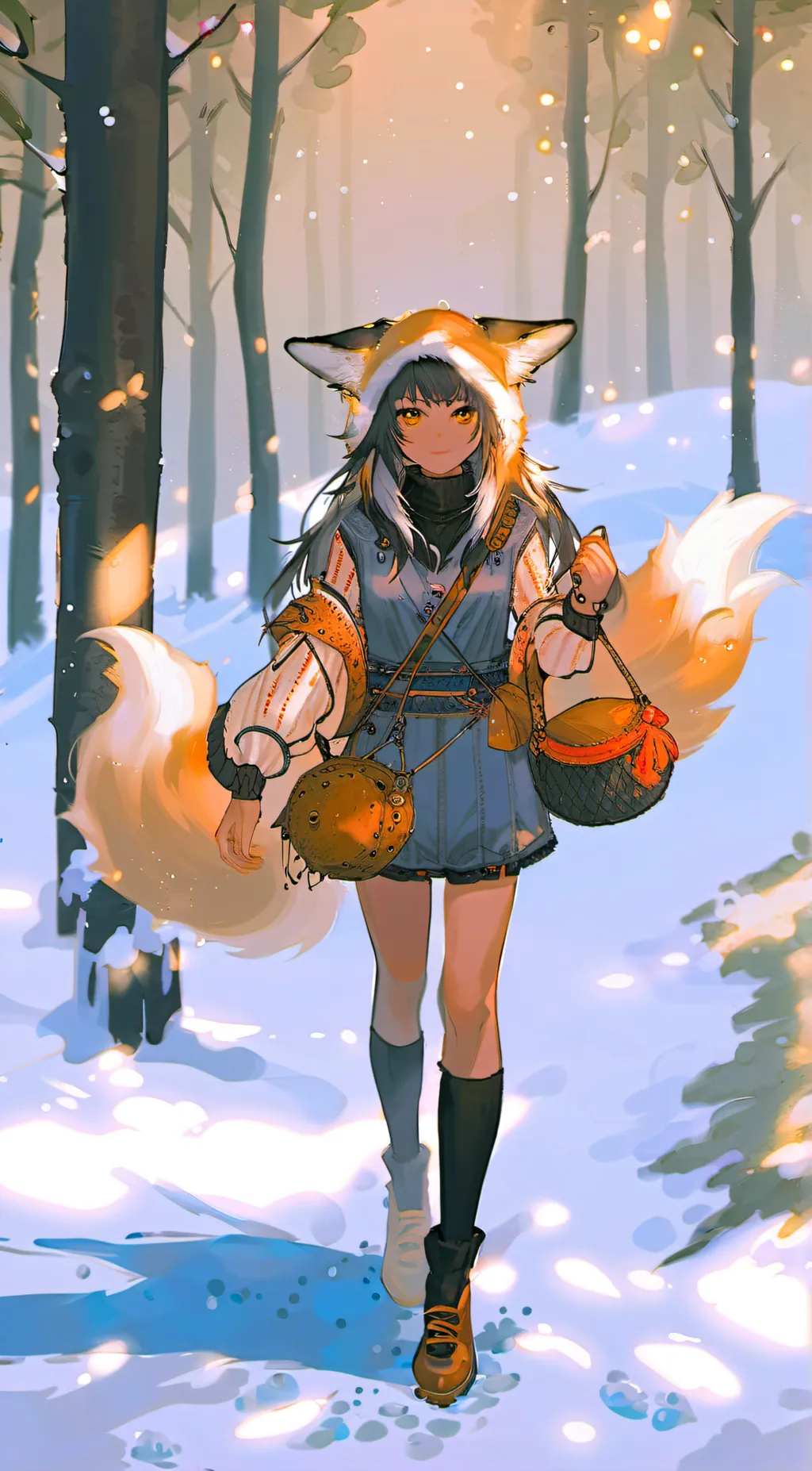 ai character: mha X kny background