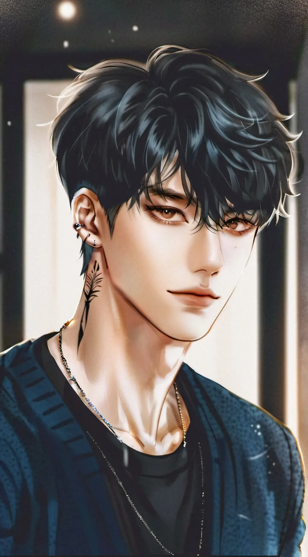 ai character: 🖤Ash🖤 background