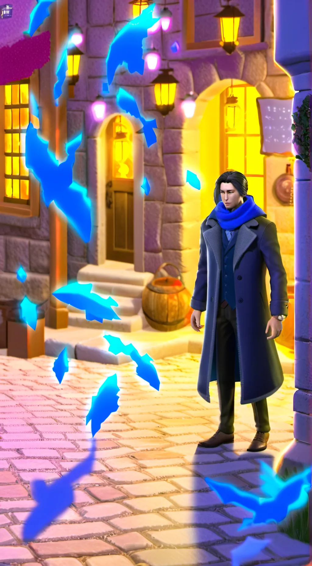 ai character: marine ford war background