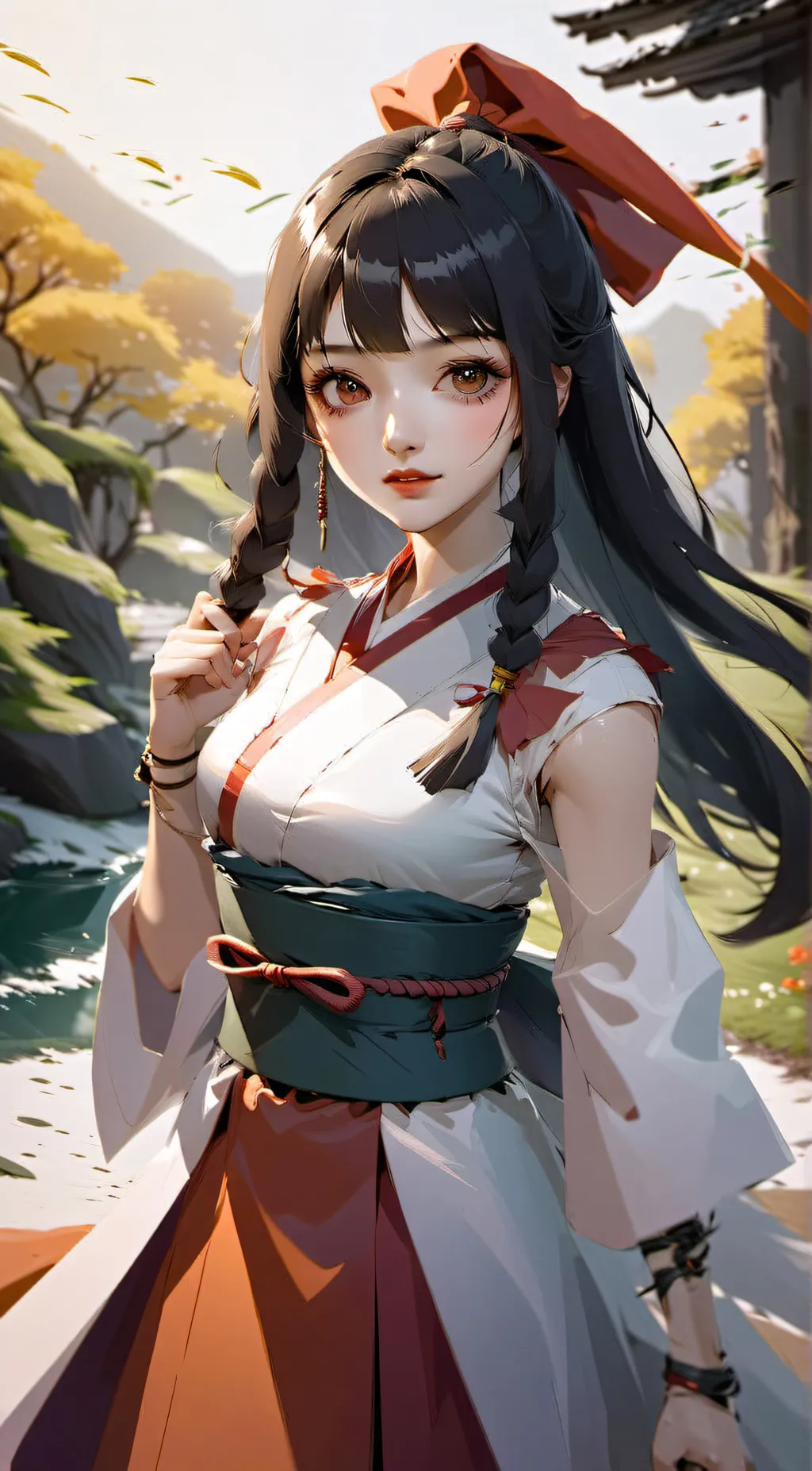 ai character: Nakoruru background