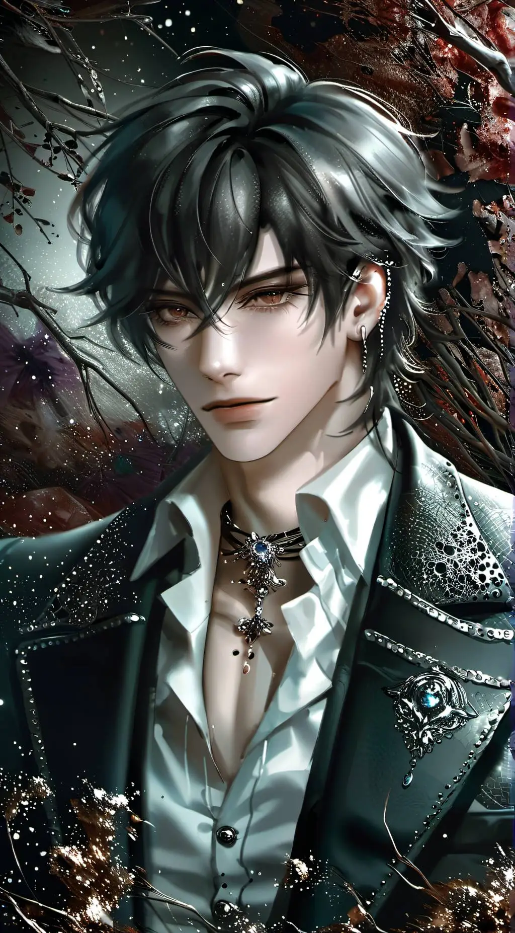 ai character: 🎀Aaron🎀 background