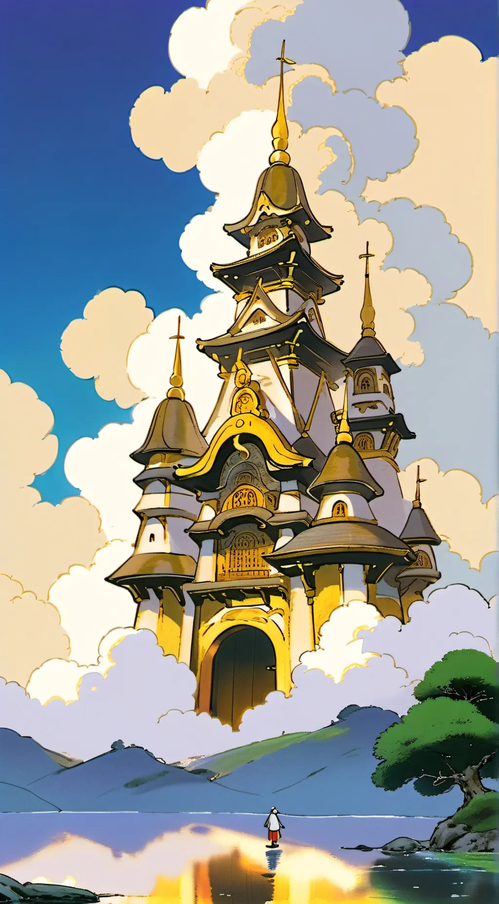 ai character: ✨️Hazbin heaven✨️ background