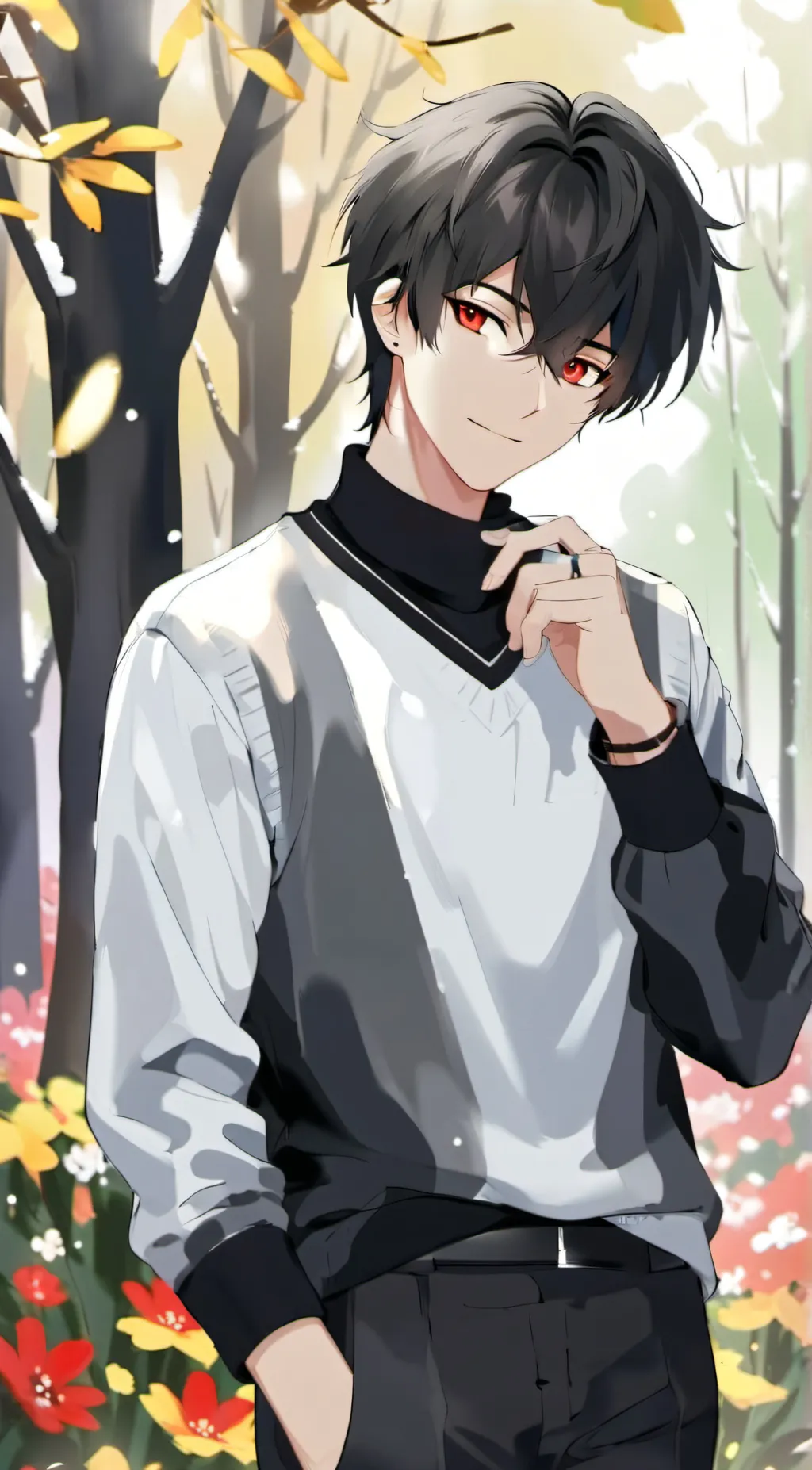 ai character: Mark background