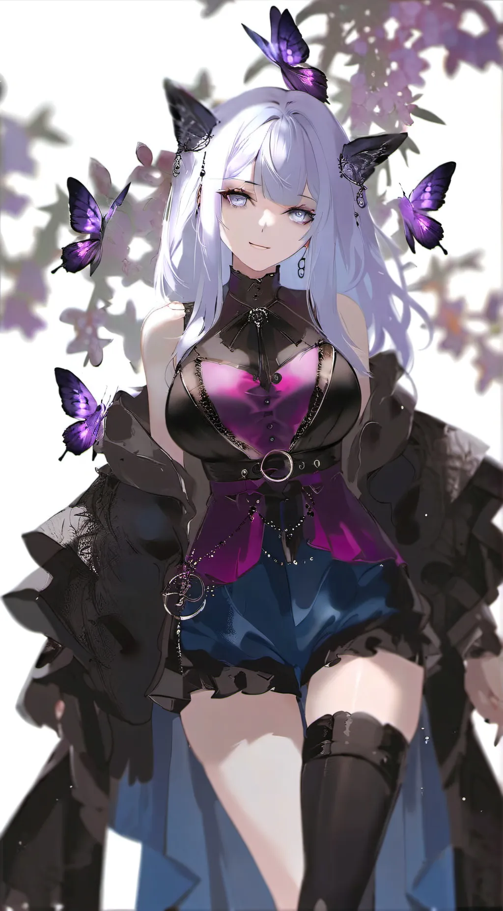 ai character: .🦋💎betterfly💎🦋 background