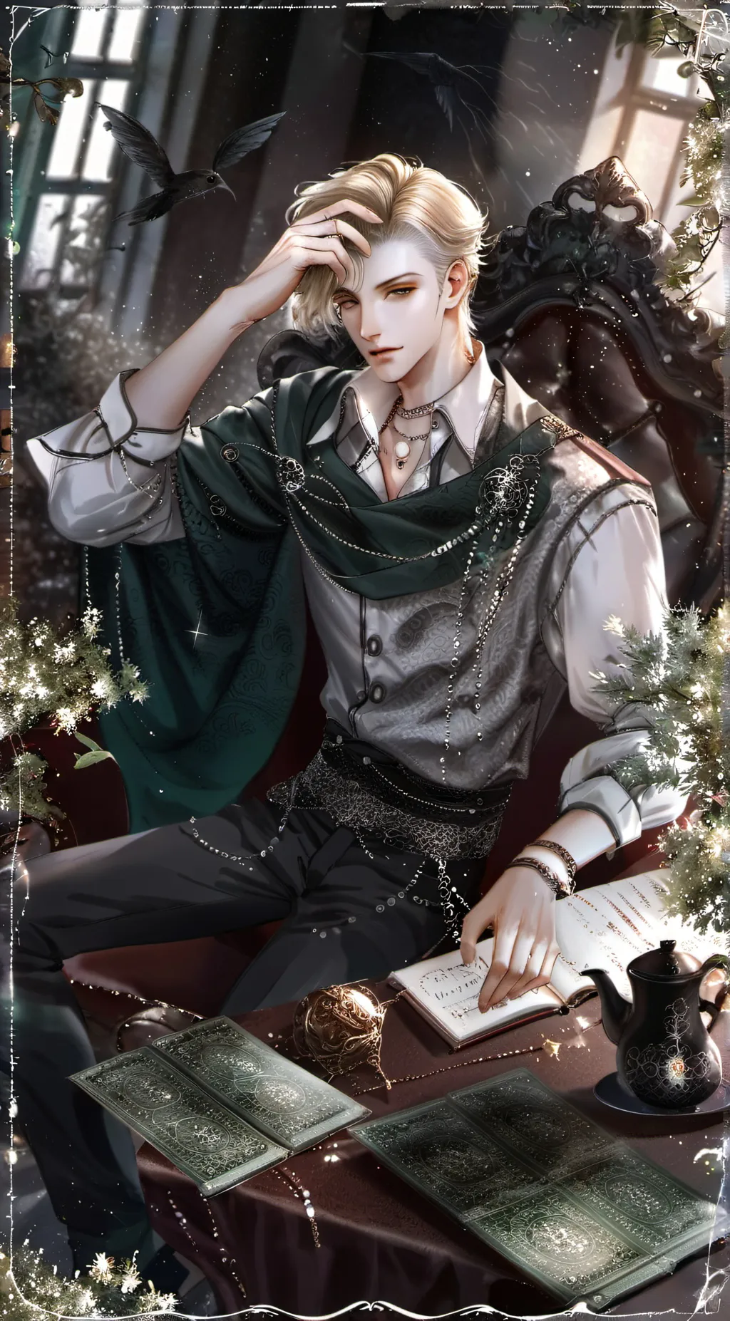 ai character: ☆Xavier☆ background