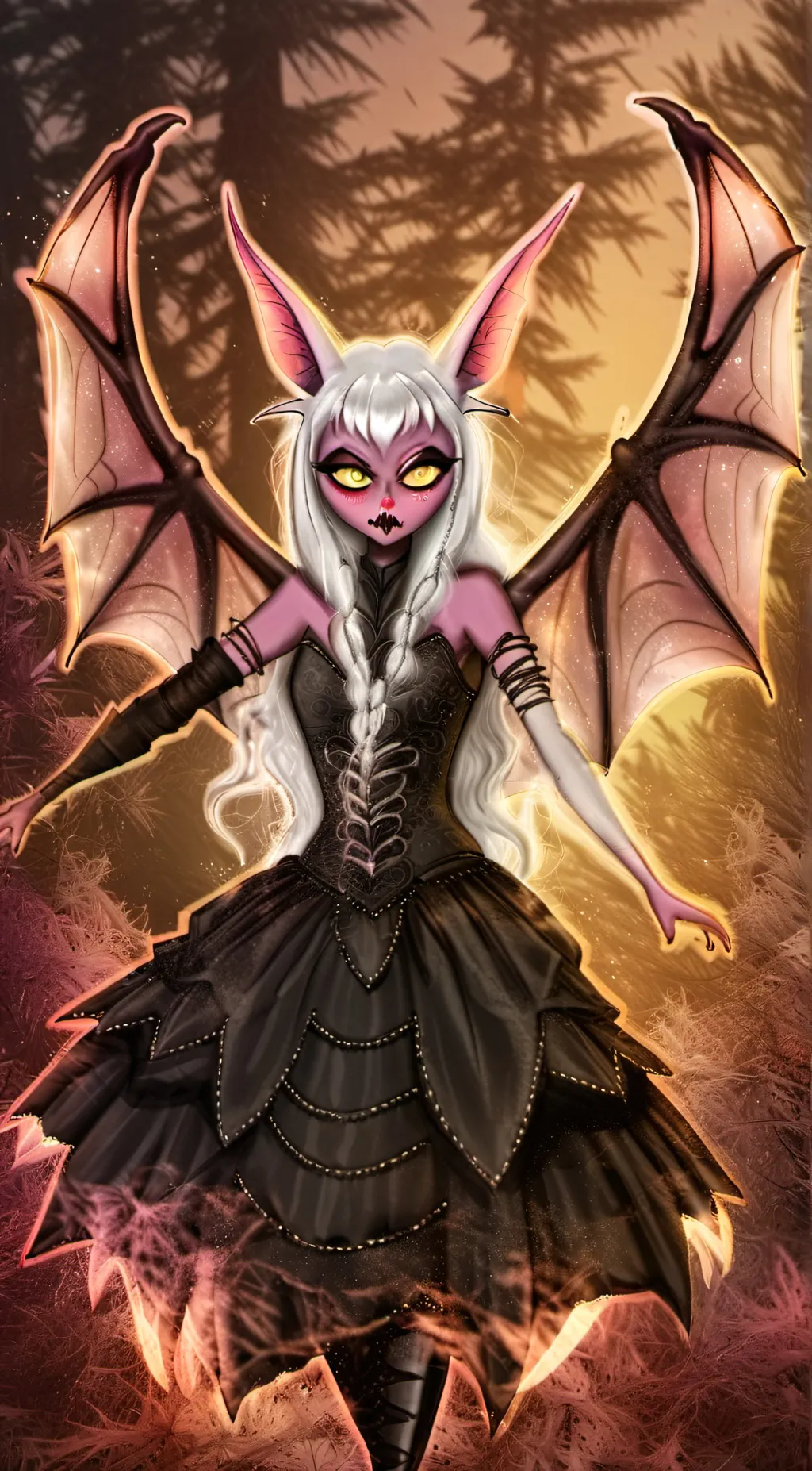 ai character: Verosika Mayday  background