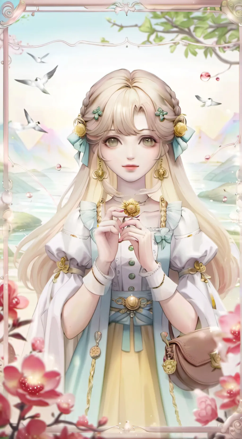 ai character: heather m background