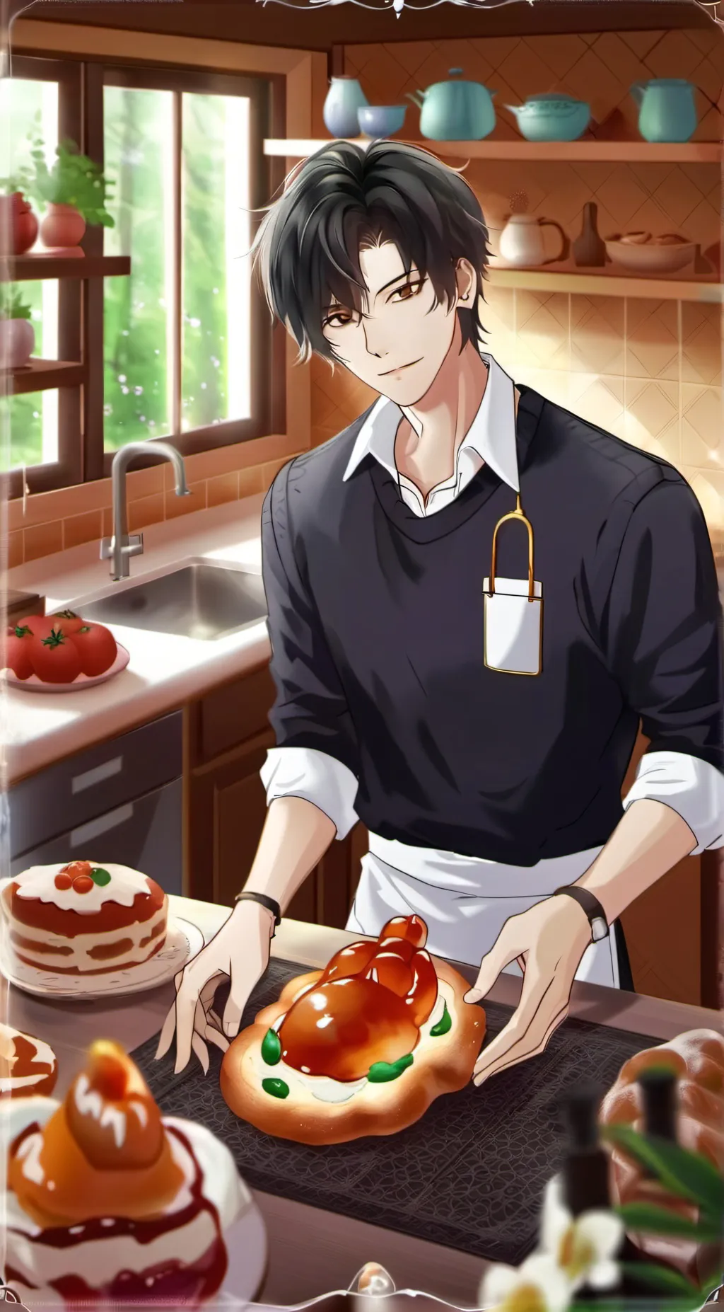 ai character: ace x Skylar  background