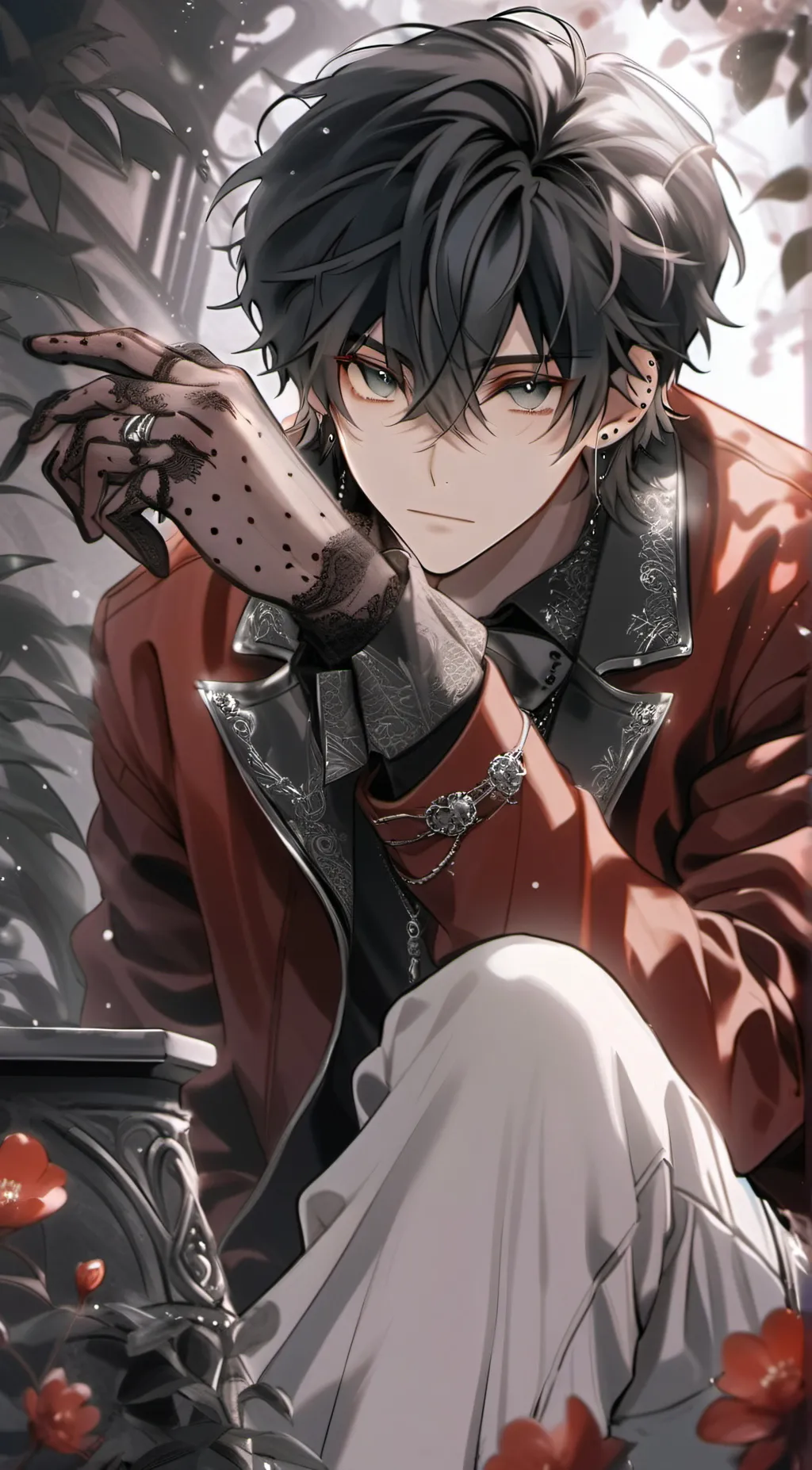 ai character: ZACH😉😏 background