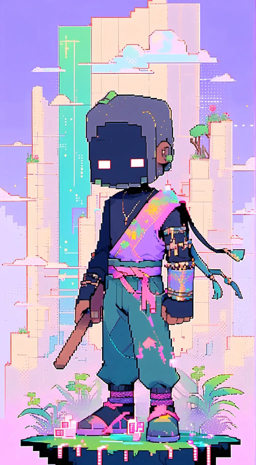 ai character: Endermen background