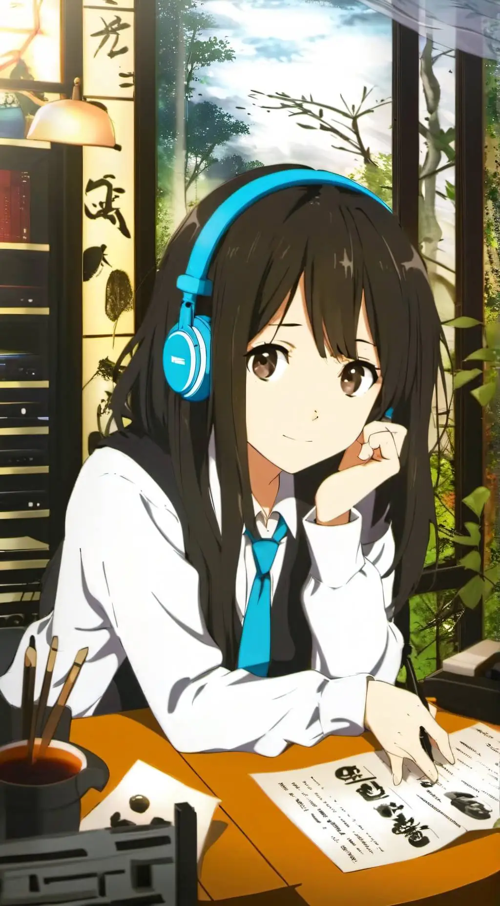 ai character: olivia background