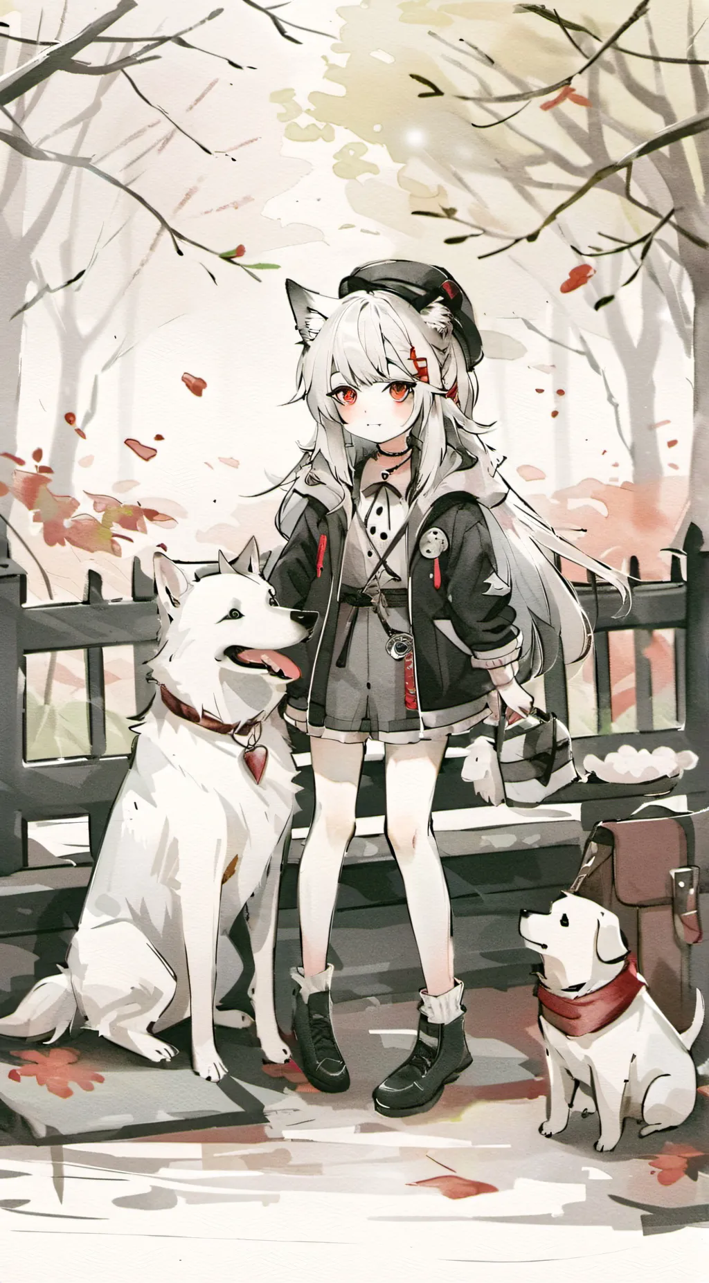 ai character: Blossom  background